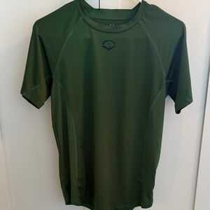 Evoshield Dark Green Performance Short Sleeve Shirt